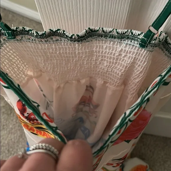 Colorful Tropical Print Maxi Dress - Picture 8 of 8